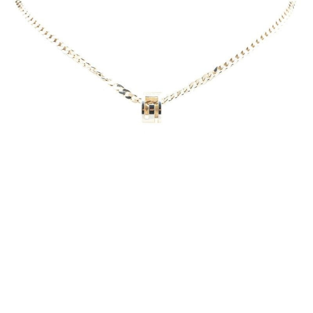 Gucci Cutout G Ring Sterling Silver 925 Necklace